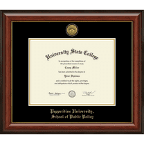 Pepperdine University School of Public Policy Diploma Frame, Document Size 11" x 8.5"