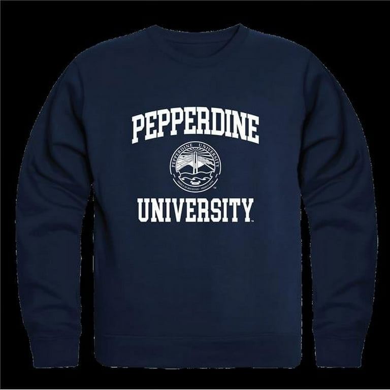 Pepperdine University Waves Seal Crewneck Sweatshirt, Navy 2XL