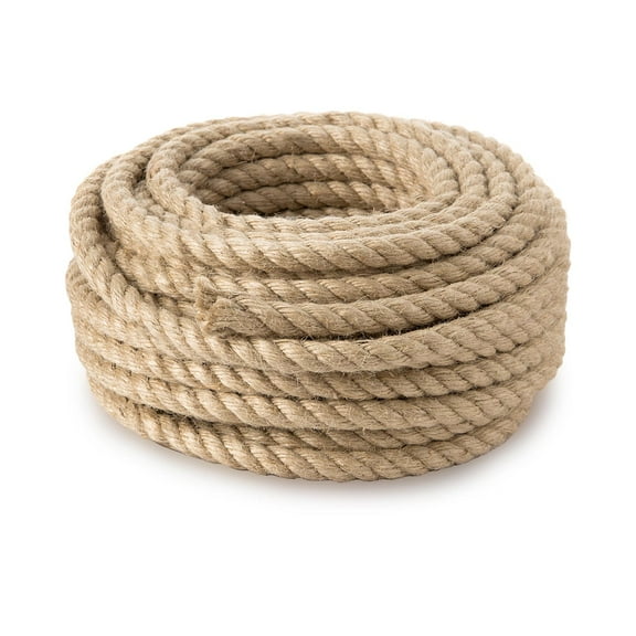 Pepperell 3-Ply Twist Jute Craft Rope: 1/2 inch x 50 feet