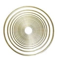 thumbnail image 1 of Pepperell Brass Plated Macramé Ring - 6", 1 of 2