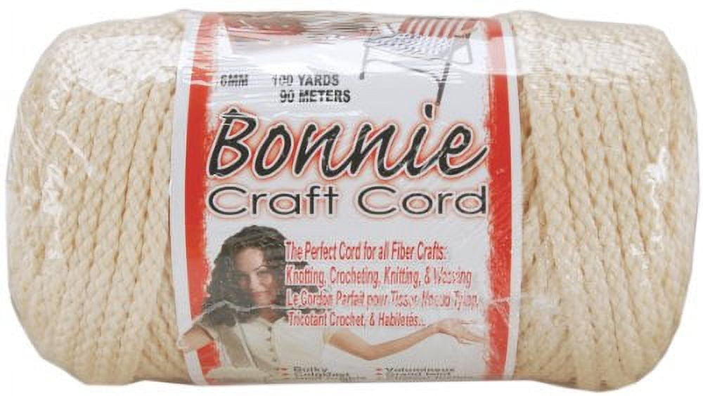 Pepperell Bonnie Macrame Craft Cord 6mmX100yd (Orange)