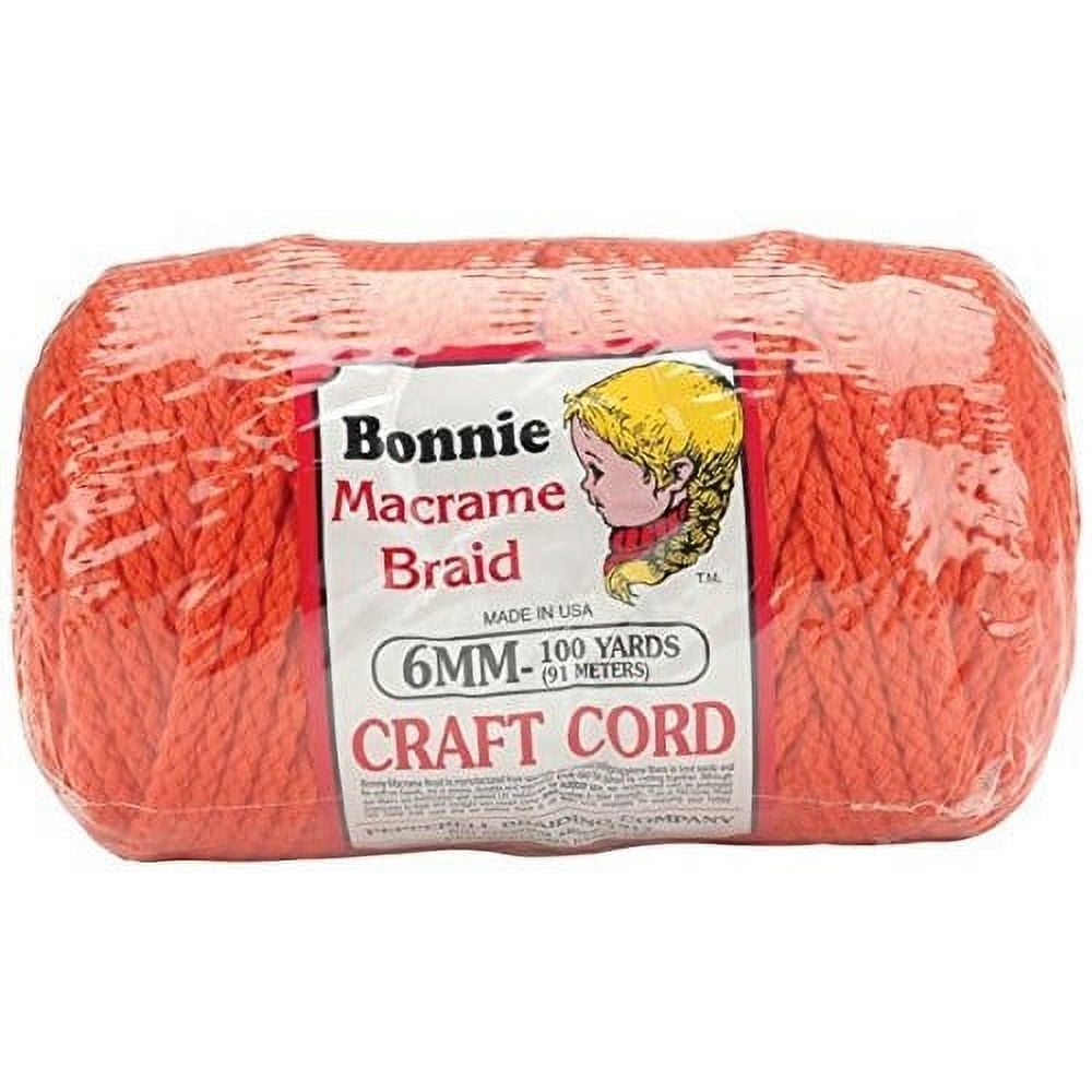 Bonnie Macrame Craft Cord 6mmX100yd-Pearl (Beige), 1 count - Fry's