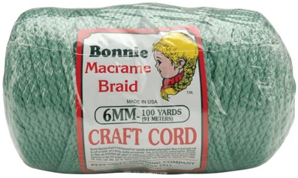 Pepperell Bonnie Macrame Craft Cord 6mm x 100yd Smoke Gray by