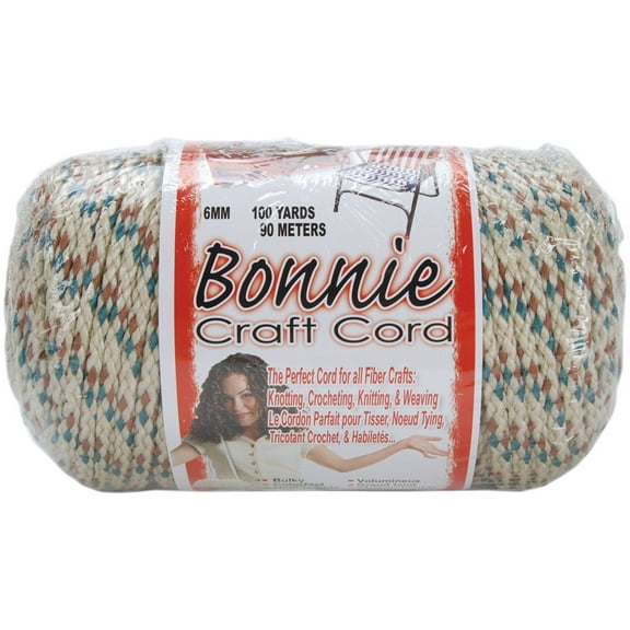 Pepperell Braiding BB6-100-080 Bonnie Macrame Craft Cord 6mm 100 Yards