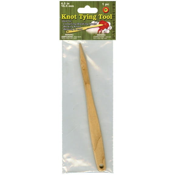 Pepperell Braiding Parachute Cord Knot Tying Tool-6.5"