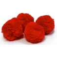 thumbnail image 1 of Pepperell Craft Pom Poms - Pkg of 100, 1", Red, 1 of 1