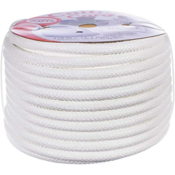Pepperell Crafts 3/4" 50' Coiling Cord for Basket Making, Jewelry, Home Decor, Arts & Crafts