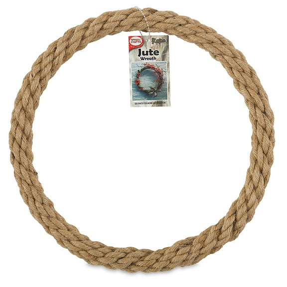 Pepperell Jute Rope Wrapped Wreath - 12"