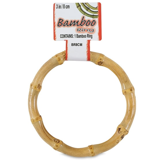 Pepperell Natural Bamboo Ring 3"-Small