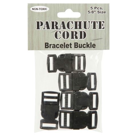 100 Pack 3/8 Inch Curved Contoured Paracord Bracelet Clips Plastic Quick  Side Release Buckles for Paracord Bracelets Clasps Masks Dog Collar Straps