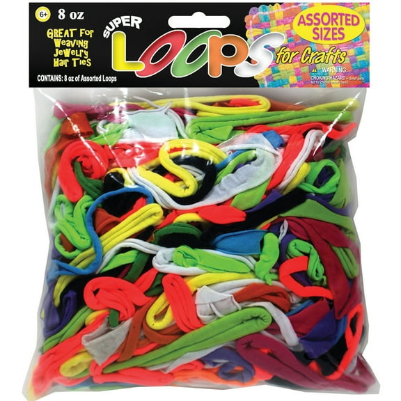 Pepperell Polyester Loops for Crafts 8oz -Assorted, Unisex