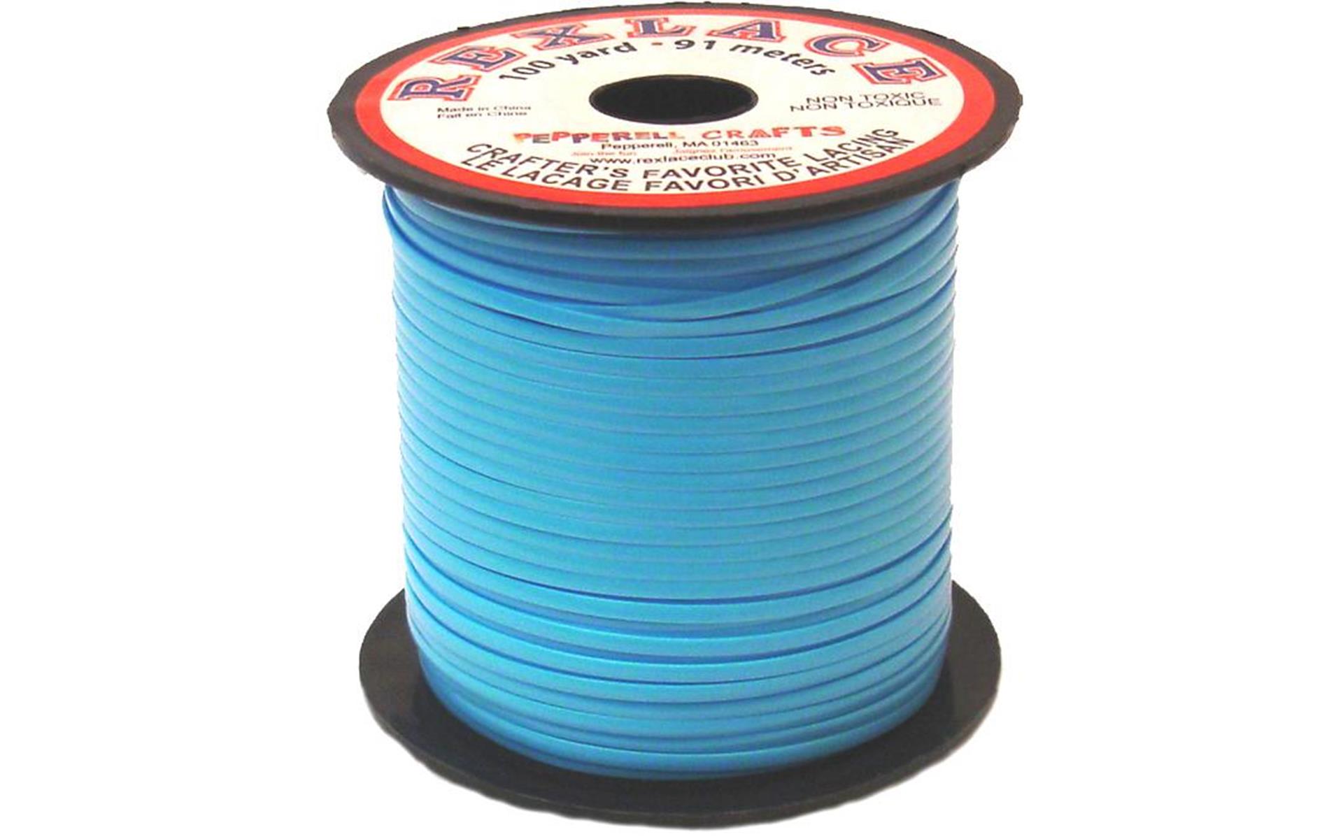 Pepperell Rexlace Plastic Lacing - 100 yards, Baby Blue - image 1 of 4