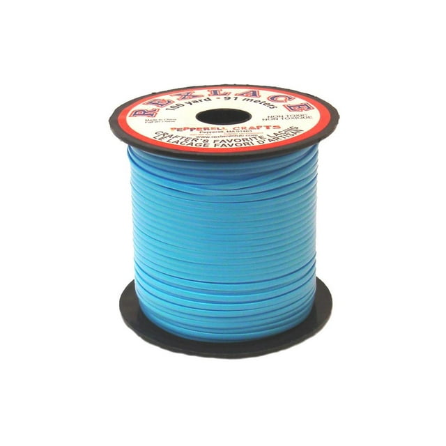 Pepperell Rexlace Plastic Lacing - 100 yards, Baby Blue