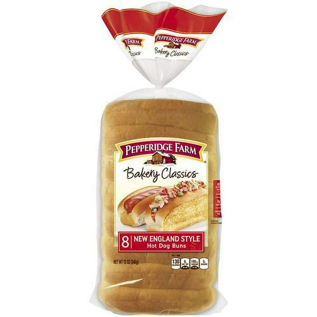Pepperidge Farm Bakery Classics New England Style Hot Dog Buns, 8 count