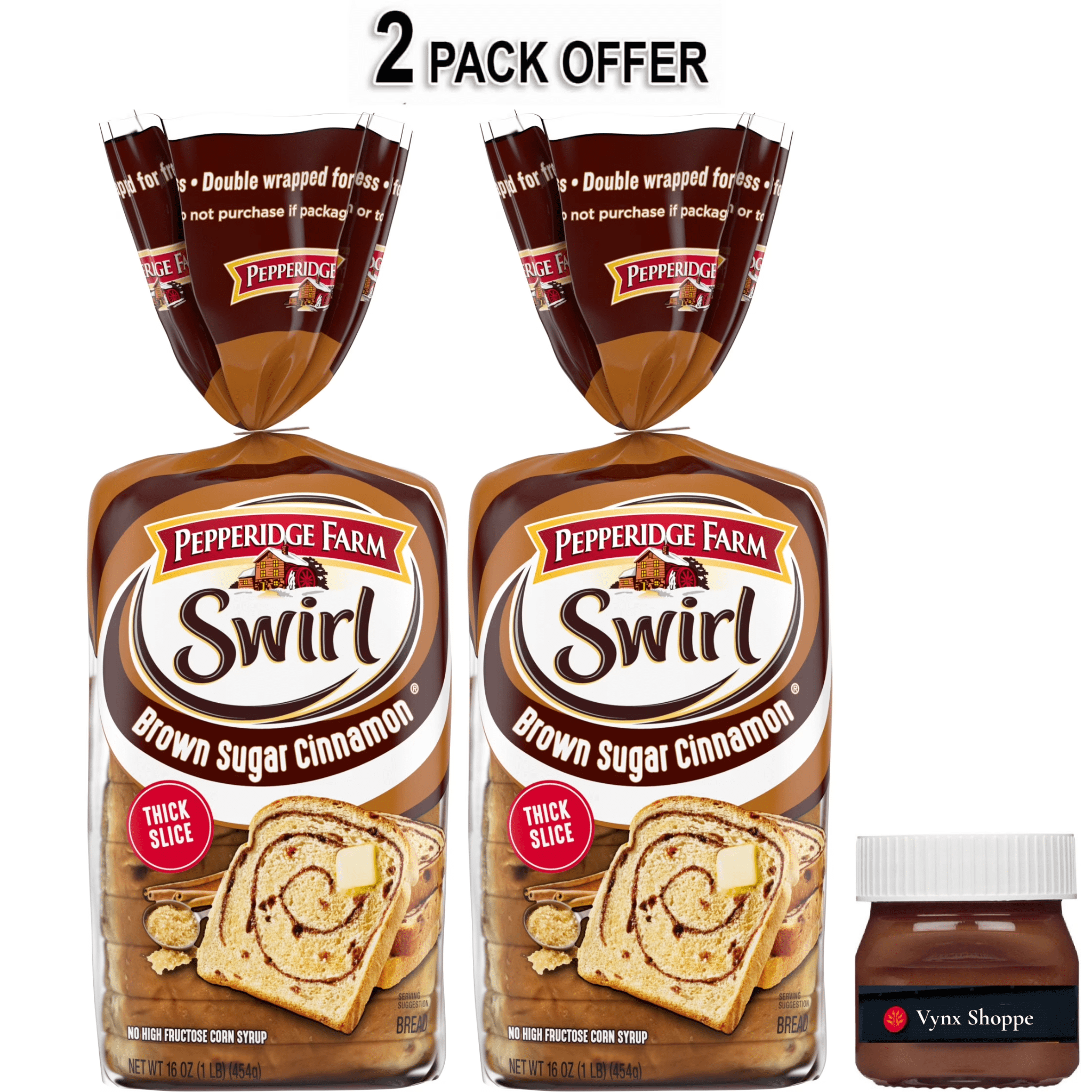 Pepperidge Farm Brown Sugar Cinnamon Swirl Breakfast Bread, 16 oz