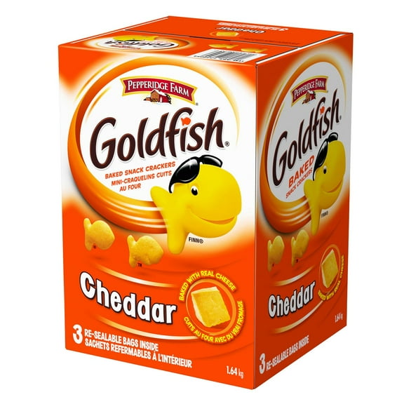 Pepperidge Farm Cheddar Goldfish Crackers, 1.64 kg/3.6 lb. Box