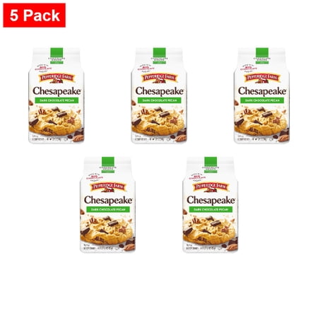 Pepperidge Farm Chesapeake Crispy Dark Chocolate Pecan Cookies 7.2 oz - 5 Pack