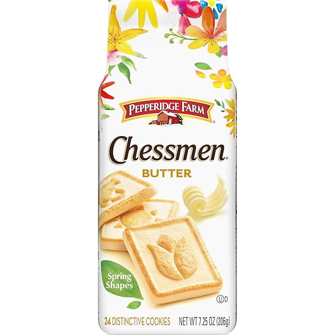 Pepperidge Farm Chessmen Butter Cookies, 7.25 oz. Bag (Packaging may vary)