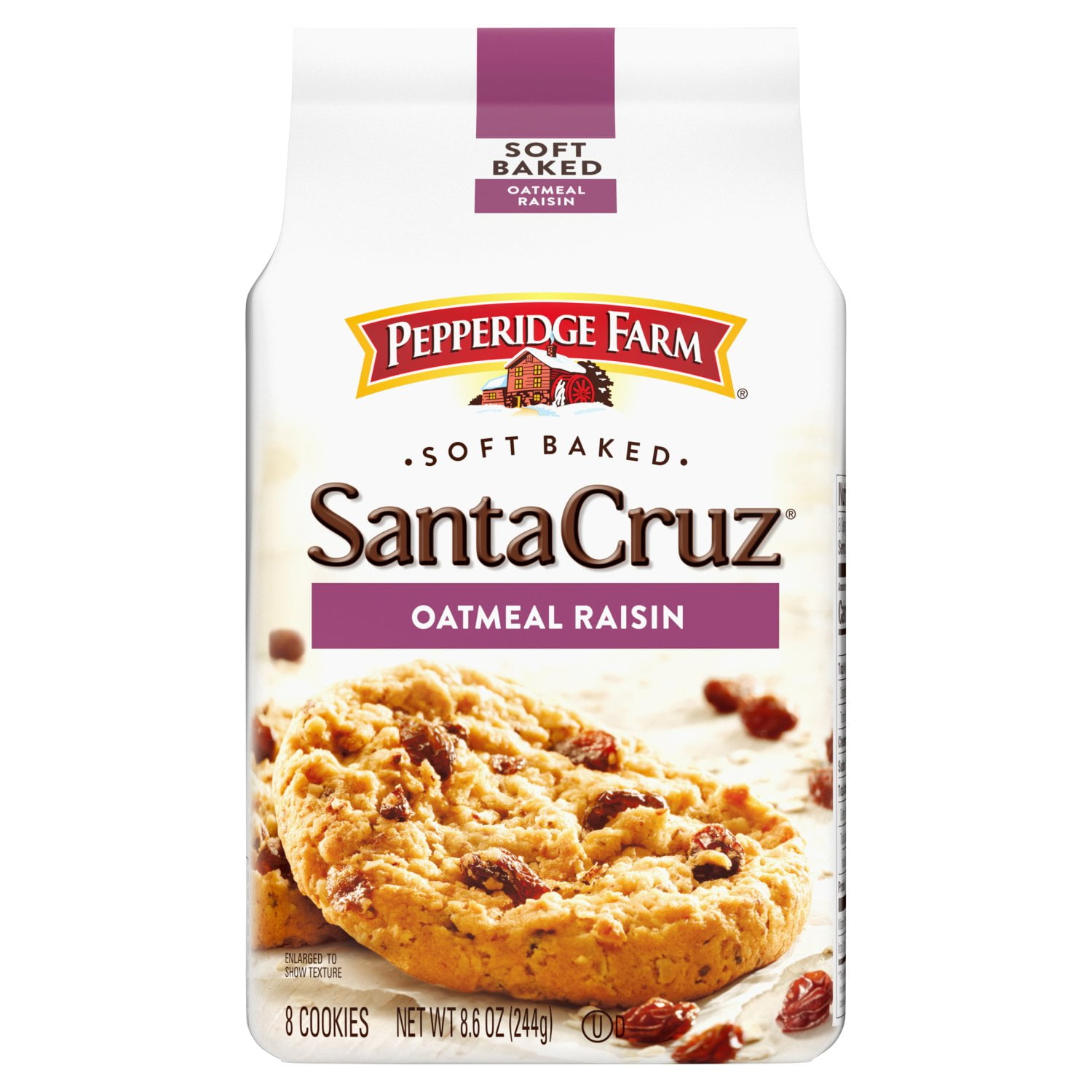Pepperidge Farm Santa Cruz Oatmeal Raisin Cookies, 8.6 oz
