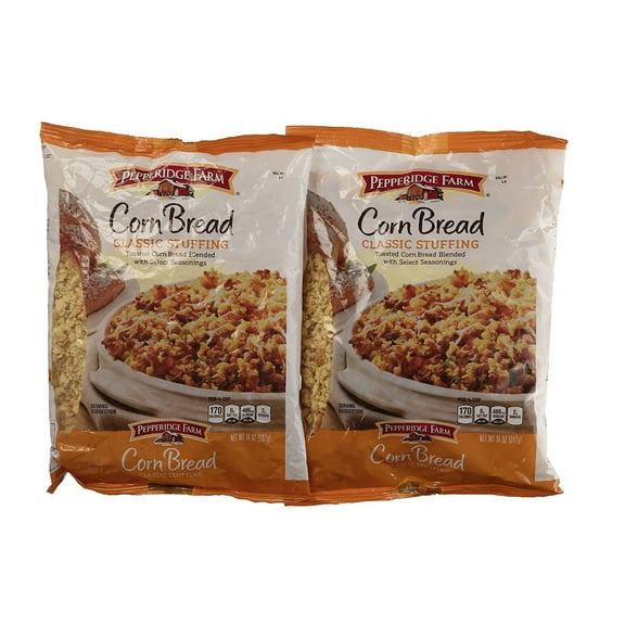 Pepperidge Farm, Cornbread Stuffing, 14oz Bag (Pack of 2)