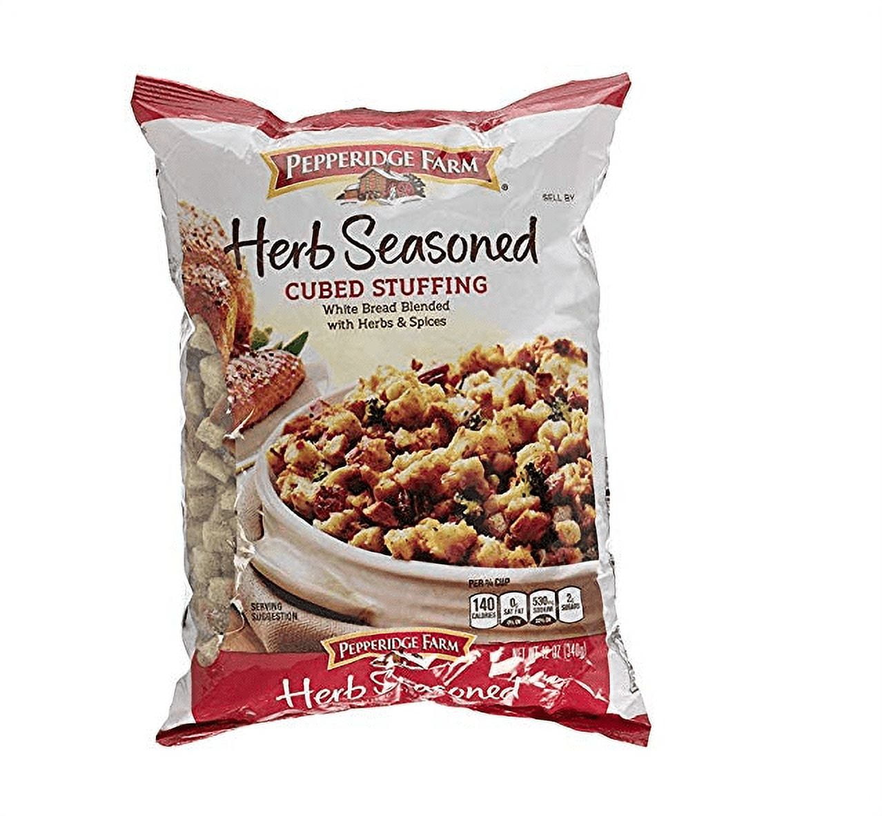 Pepperidge Farm Cubed Stuffing Herb Seasoned - Walmart.com