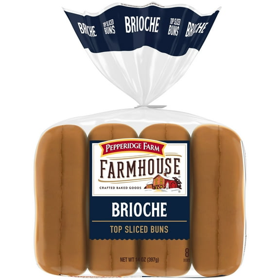 Pepperidge Farm Farmhouse Brioche Hot Dog Buns, 14 oz Bag
