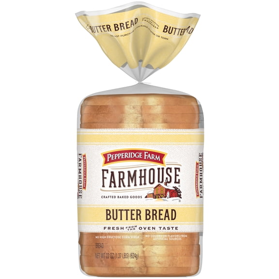 Pepperidge Farm Farmhouse Butter Bread, 22 oz Loaf