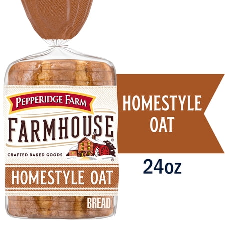 Pepperidge Farm Farmhouse Homestyle Oat Bread, 24 oz Loaf