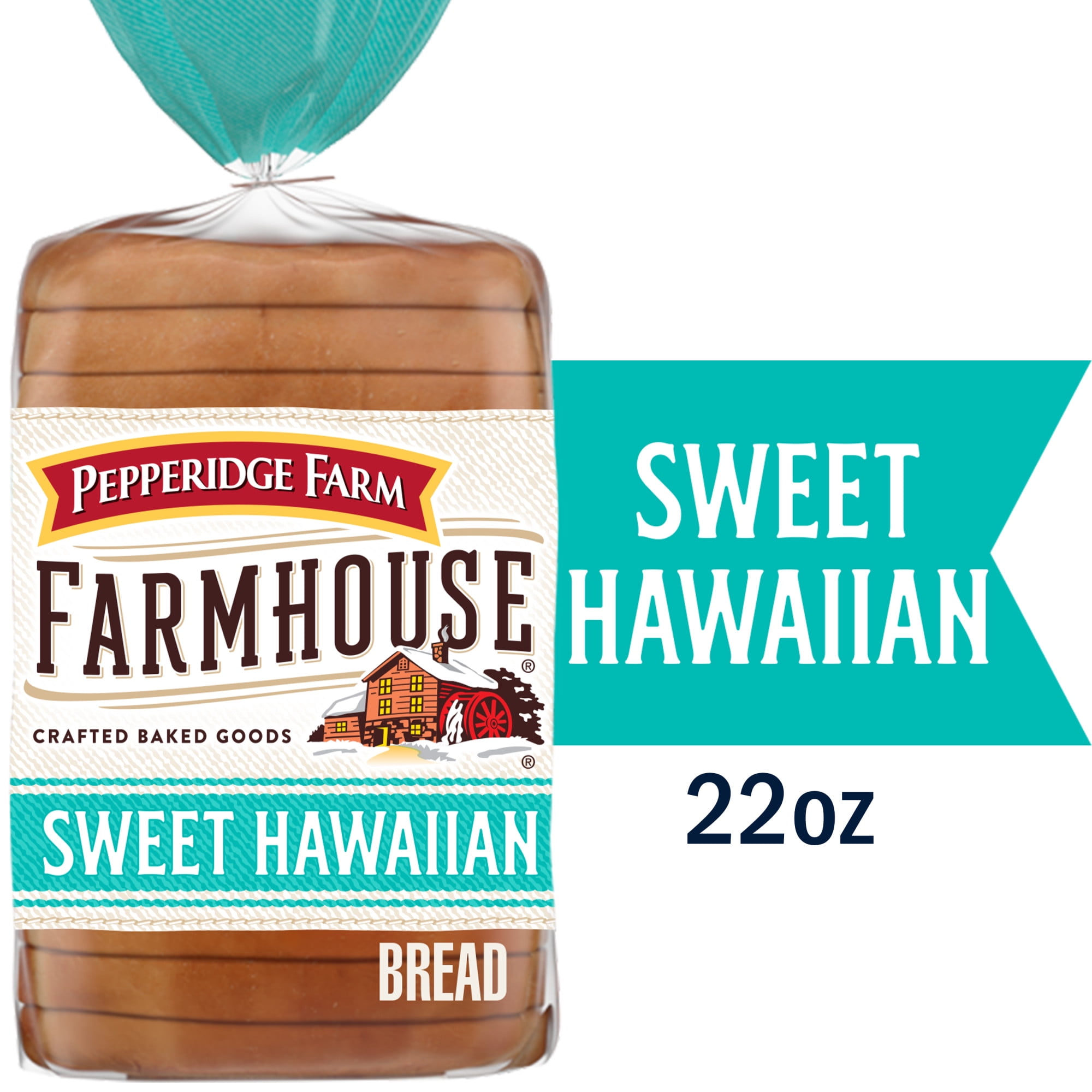 Pepperidge Farm Farmhouse Sweet Hawaiian Bread, 22 oz Loaf