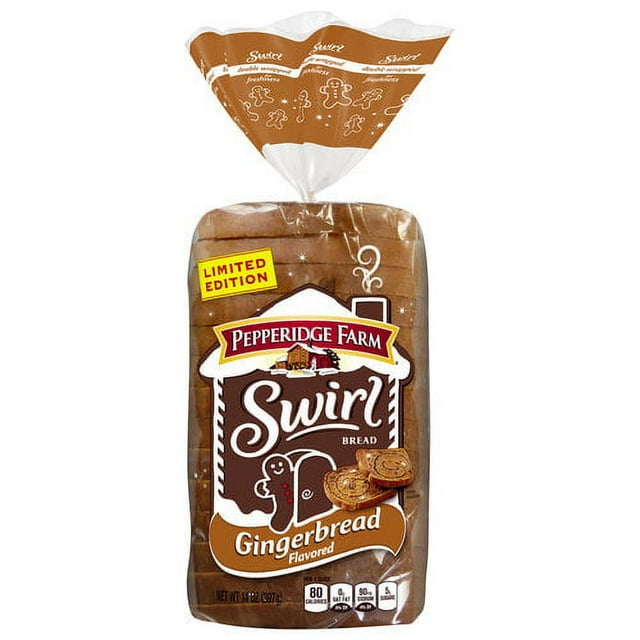 Pepperidge Farm Gingerbread Flavored Swirl Bread, 14 oz