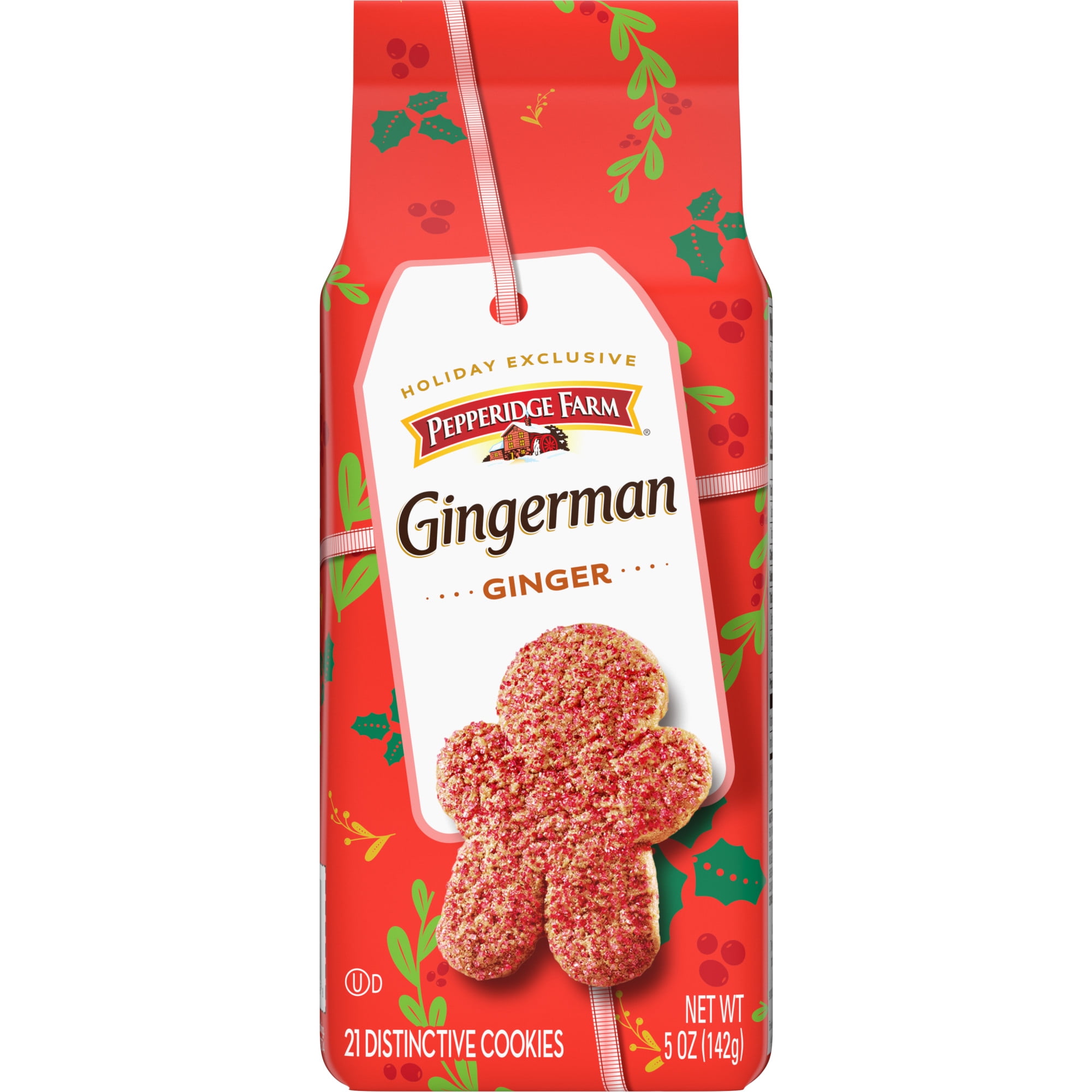 Pepperidge Farm Sweet Gingerman Ginger Cookies 5 oz Bag Walmart com