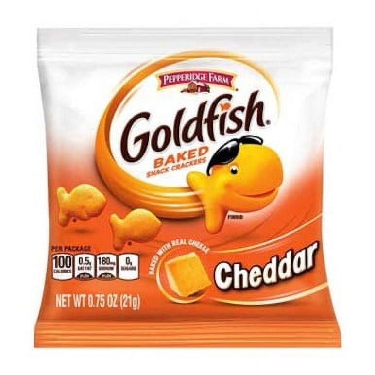 Pepperidge Farm Goldfish Cheddar, 000014367, 0.75 oz Bags, 300/Case (2645)