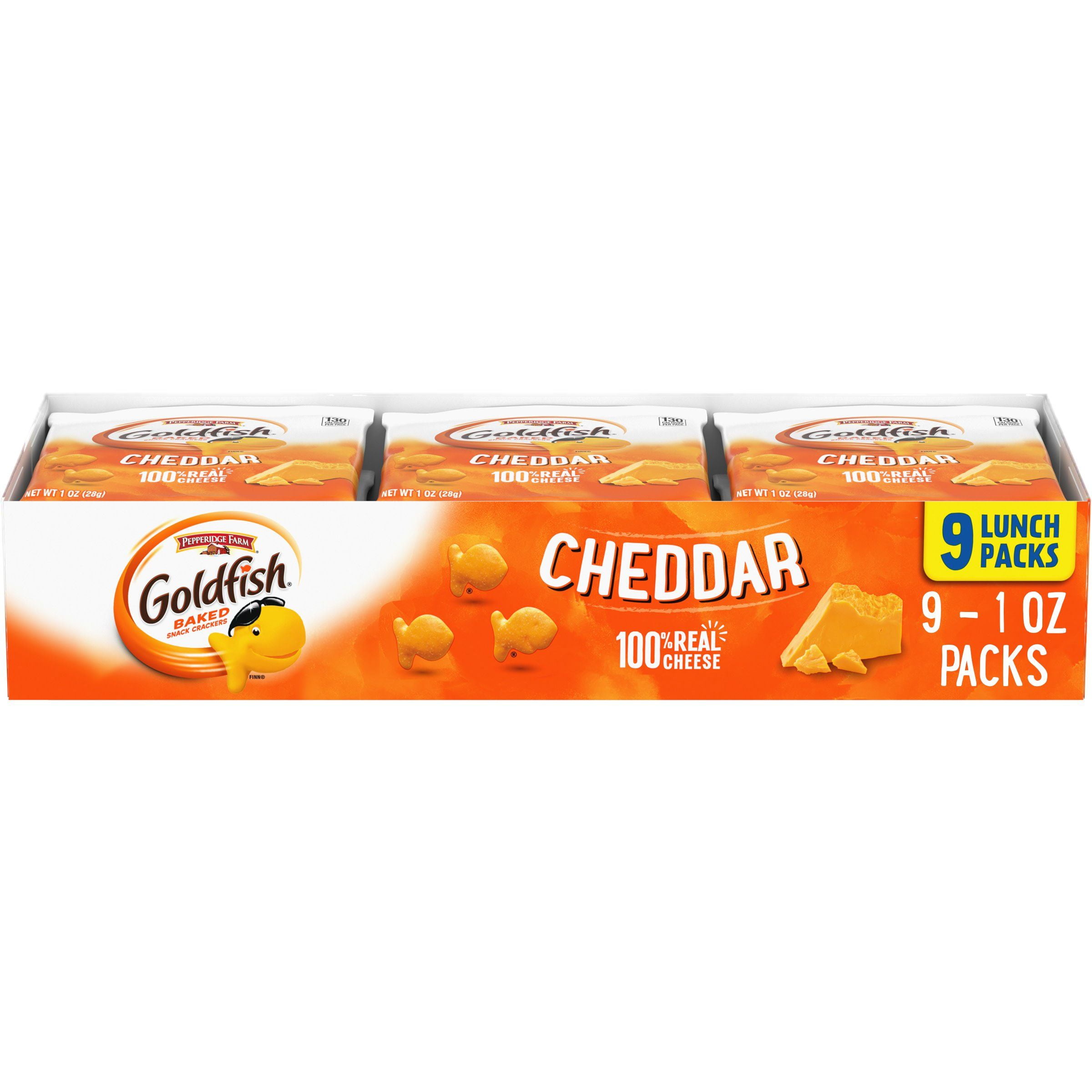 Pepperidge Farm Goldfish Cheddar Cheese Crackers - 9 ct