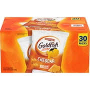 Pepperidge Farm Goldfish Cheddar Crackers, 1.5 oz. Snack Packs, 30 Count