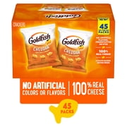 Goldfish Cheddar Crackers, 1 oz. Snack Packs, 45-Count Multi-Pack Box