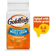 Goldfish Baked with Whole Grain Cheddar Cheese Crackers, 6.6 oz Bag