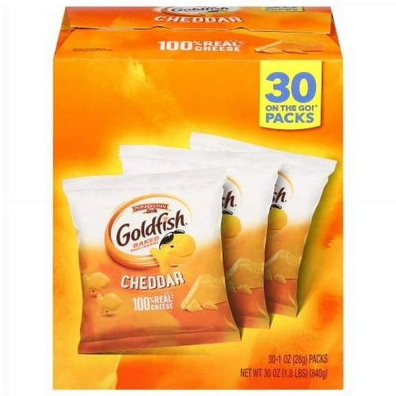 Pepperidge Farm Goldfish Cheddar Crackers Multi-Pack - 1 oz - 30 ct