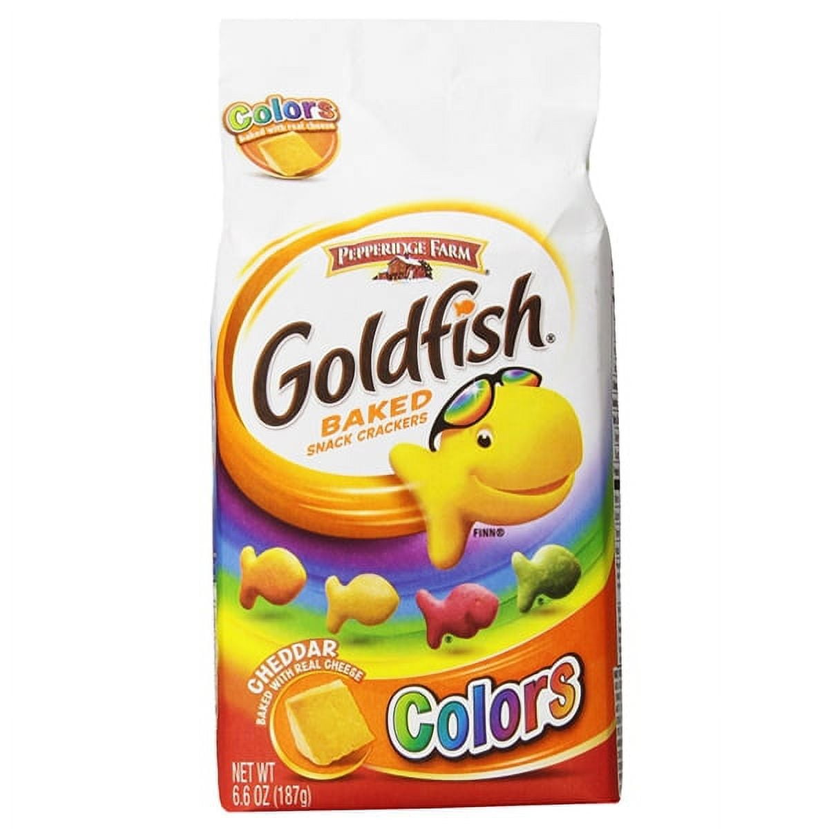 Pepperidge Farm Goldfish Colors Baked Snack Crackers 6.6 oz Bags - Pack ...