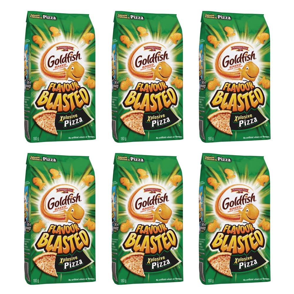 Pepperidge Farm Goldfish Flavour Blasted Xplosive Pizza, 180g/6.34oz, 6