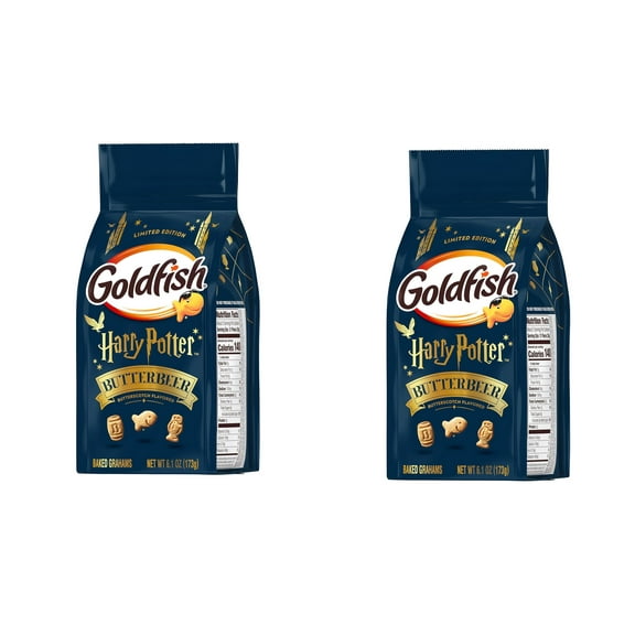 Pepperidge Farm Goldfish Harry Potter Butterbeer Butterscotch Flavored Baked Grahams - 6.1 z - 2 bags