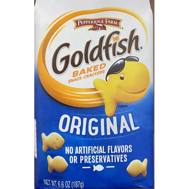 Pepperidge Farm Goldfish ORIGINAL Baked Snack Crackers NEW 6.6 oz Bag