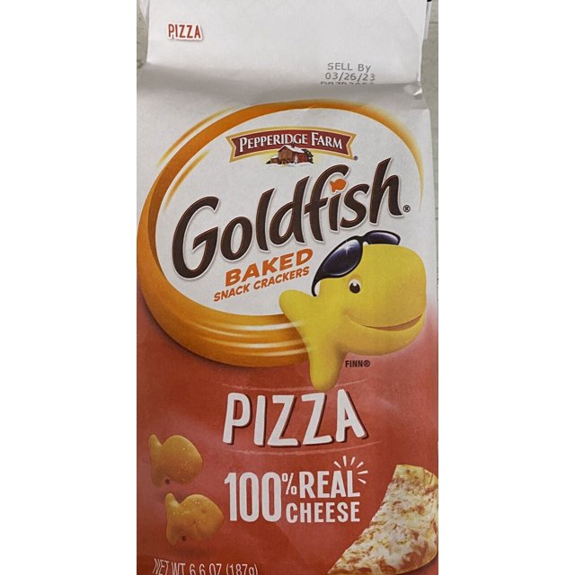 Pepperidge Farm Goldfish PIZZA Baked Snack Crackers 6.6 oz Bag
