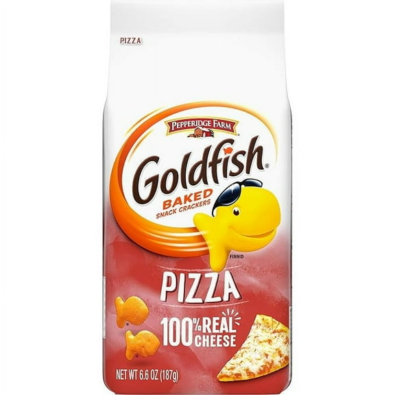 Pepperidge Farm Goldfish Pizza Crackers, 6.6 Ounce Bag ( Pack of 3 )
