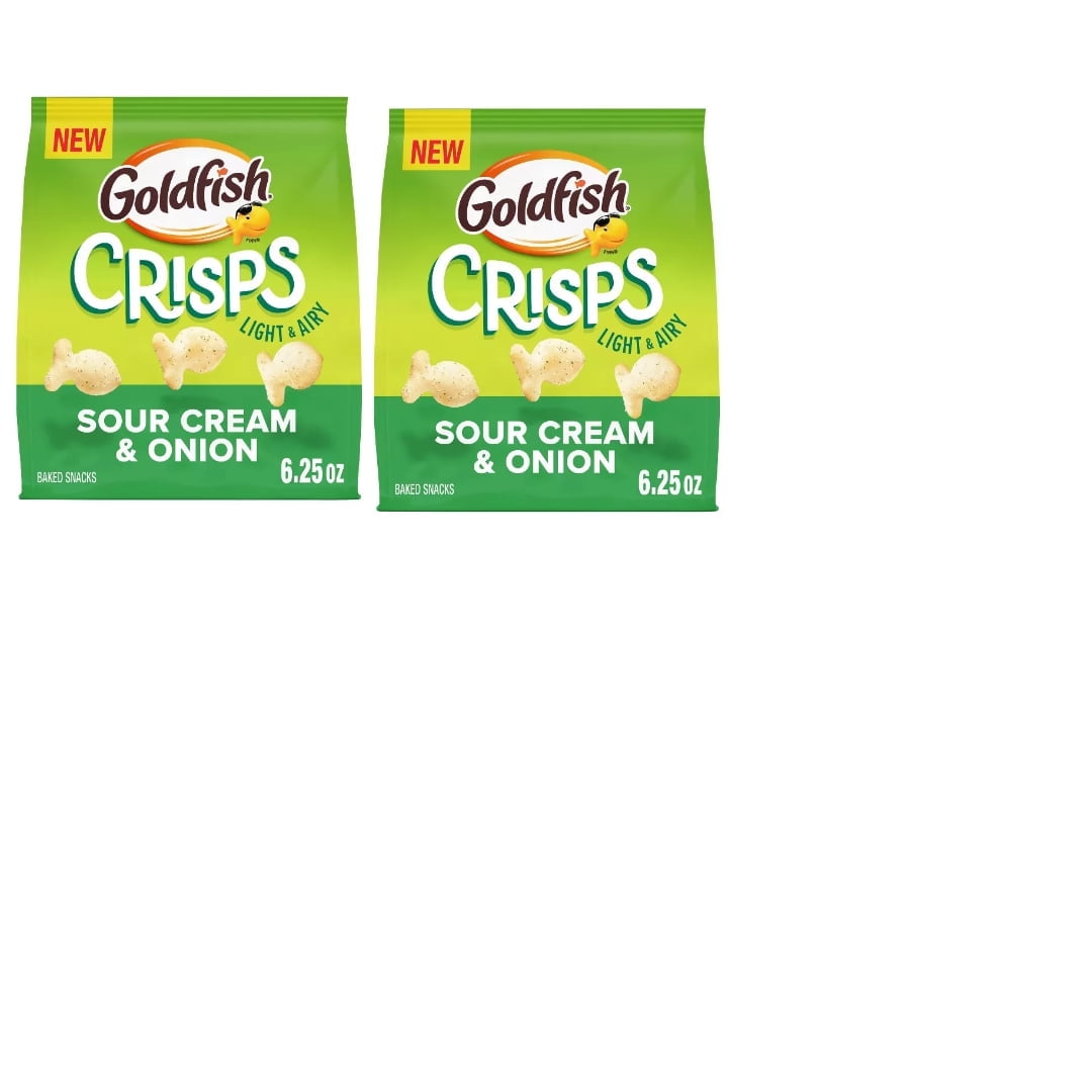 Pepperidge Farm Goldfish Sour Cream & Onion Crisps - 6.25oz Pack of 2 ...