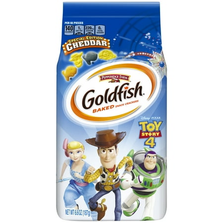 Pepperidge Farm Goldfish Special Edition Disney•Pixar Toy Story 4 Cheddar Crackers, 6.6 oz. Bag