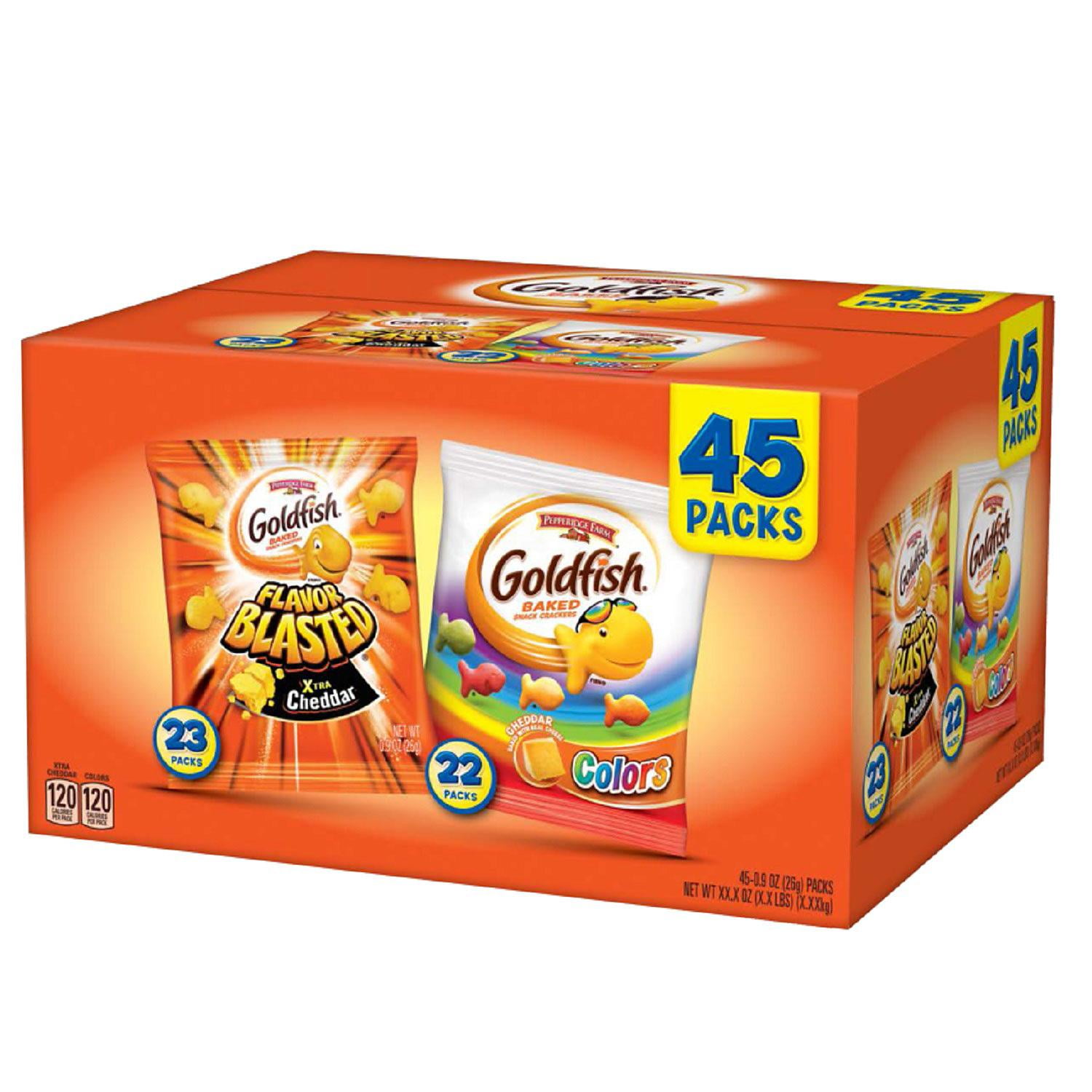 Pepperidge Farm Goldfish Variety Pack (0.9 oz., 45 ct.) - Walmart.com