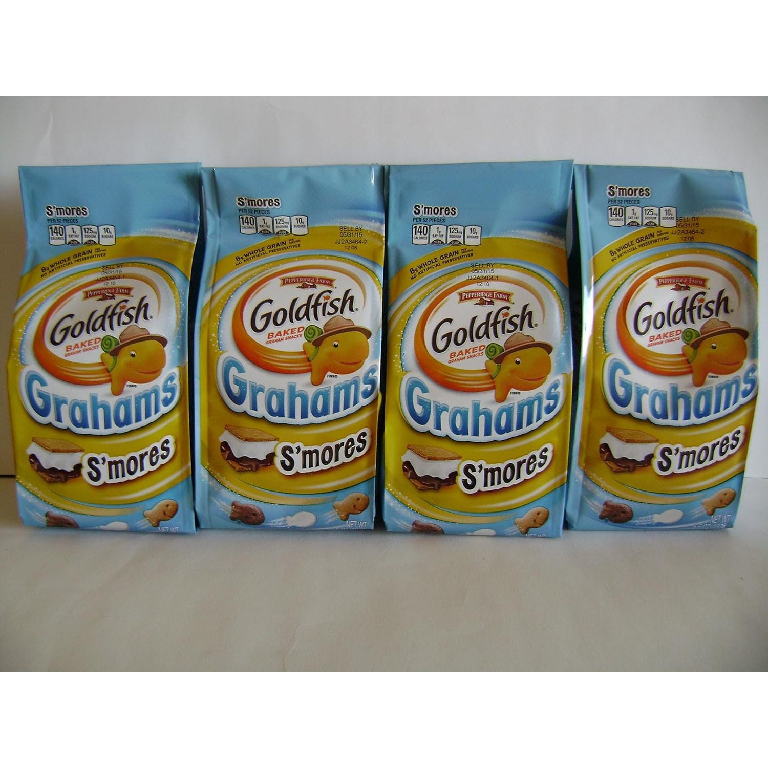 Pepperidge Farm, Graham Goldfish, S'Mores, 6.6oz Bag (Pack of 4 ...