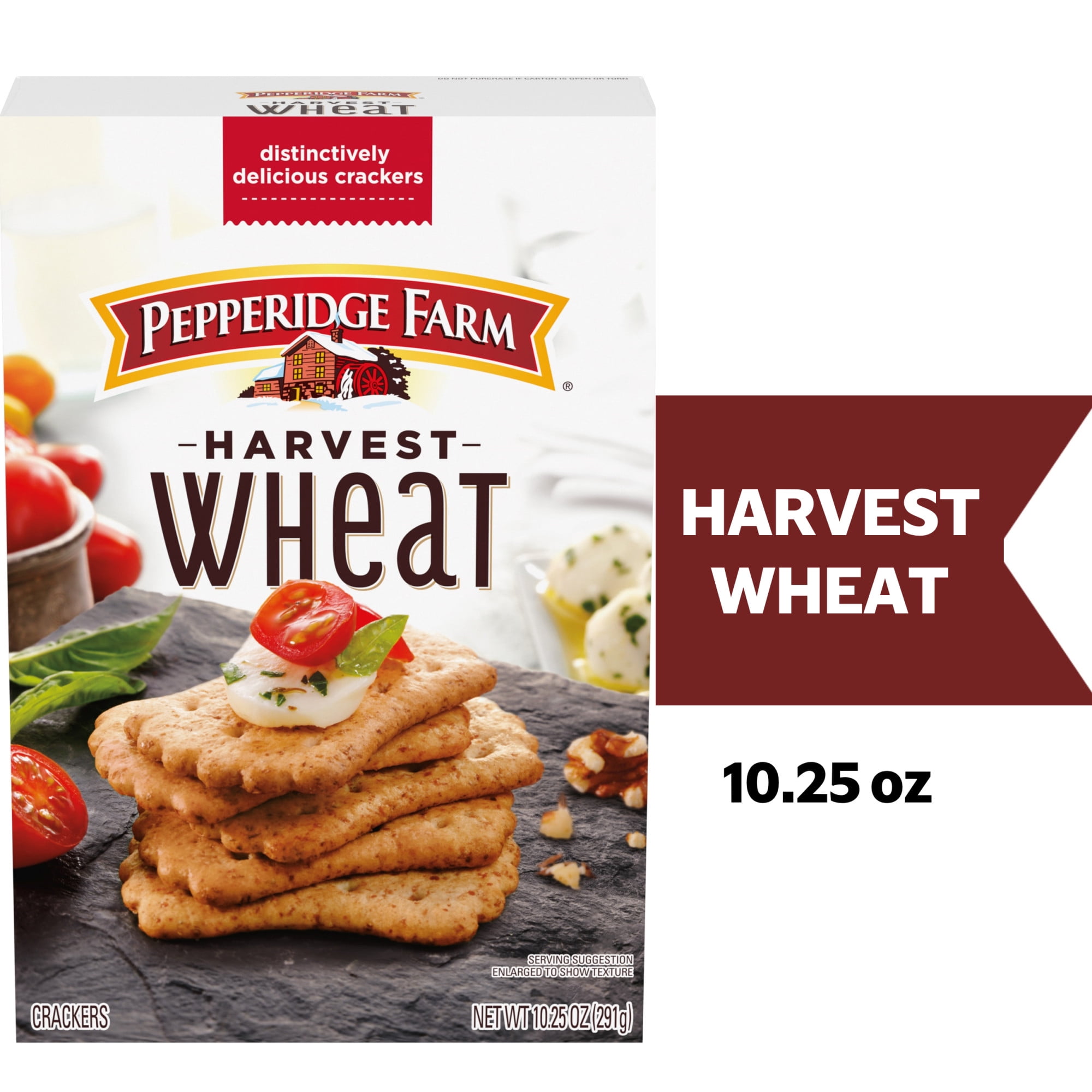 Pepperidge Farm Harvest Wheat Crackers, 10.25 oz Box