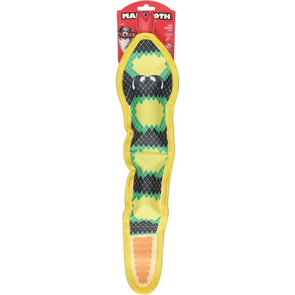 Mammoth Small 17in Squeaky Snake 1 ea