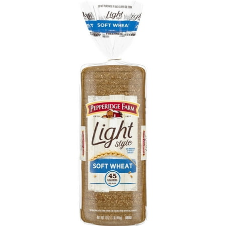 Pepperidge Farm Light Style Soft Wheat Bread, 1 Lb Bag